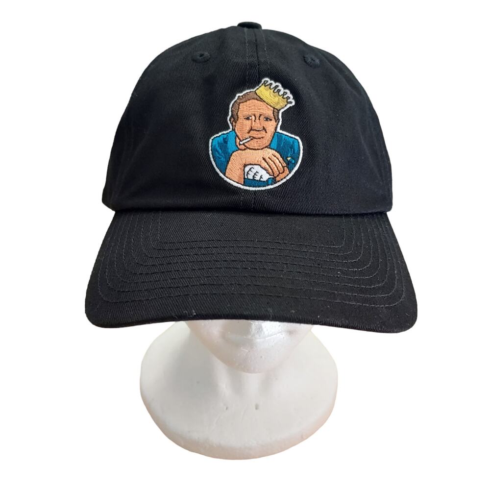 Golf Gods Australia Goat The King Black Dad Golf Hat Cap NWOT